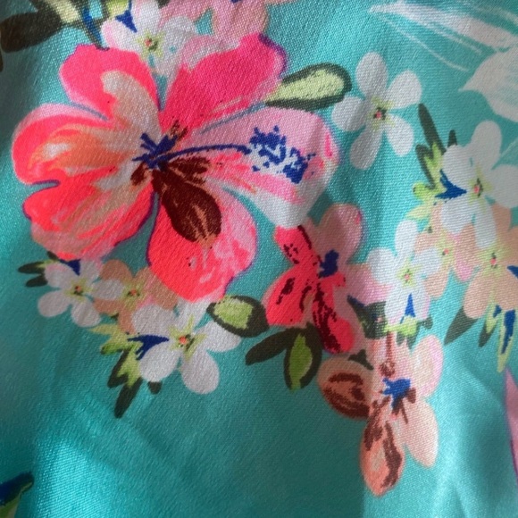 Victorias Secret Teddy Romper Y2K Tropical Print - Picture 6 of 10